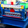 35-125-750 aluminium colored steel roof roll forming step tiles machine,roll panel forming machine